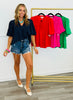 Puff Sleeve Perfection Top (Reg & Plus) - 4 Colors