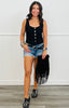 Sweetheart Denim Vest Top (Reg.)-2 Colors