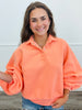 Coral Snap Button Pullover Sweatshirt (Reg.)