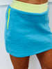 Blue Contrast Half Zip Top & Skort Sets (Reg.)
