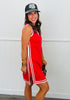Red Sideline Tunic Biker Set (Reg. and Plus)