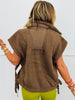Brown Essential Teddy Sherpa Vest (Reg.)