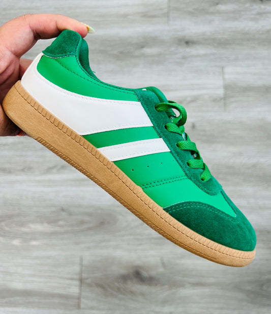 Green/White You Got This Sneakers
