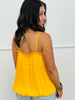 Bubble Hem Strappy Bow Top (Reg.)-3 Colors
