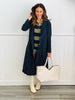 Navy Polka Dot Duster Jacket (Reg & Plus)