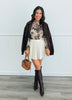 Dark Brown Suede Bomber Jacket (Reg.)