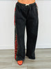 Camo Side Stripe Black Denim  Pants (Reg.)