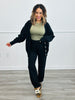 Oversized Cardigan Sweater and Pants Set (Reg. and Plus)