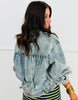 POL Denim Floral Embroidered Jacket (Reg.)