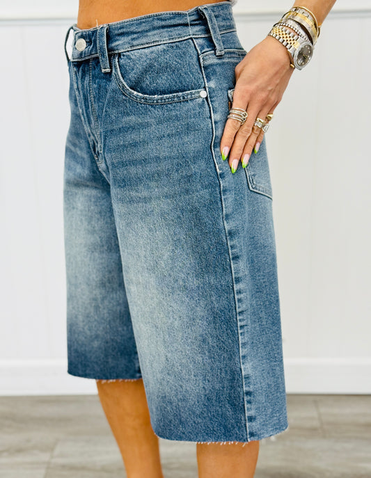 Judy Blue Jordan Rigid Magic Jorts (Reg. and Plus)