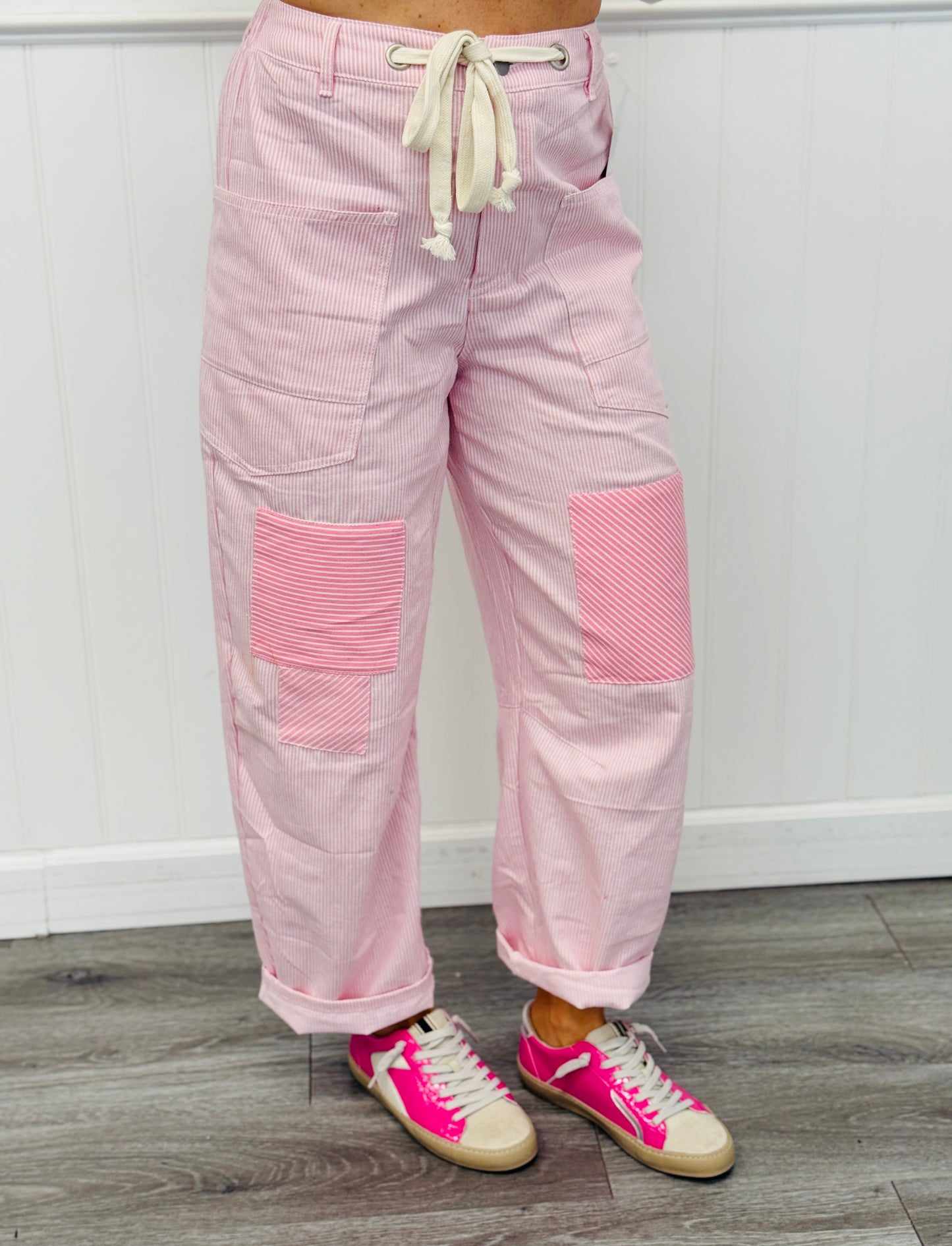 Color My World Striped Denim Pants (Reg & Plus)-3 Colors