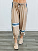 POL Latte Double Gauze Patch Jogger Pants (Reg.)