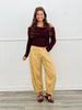 Brushed Fold Over Strapless Sweater (Reg.)-2 Colors
