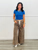Leopard Print Wide Leg Pants (Reg.)