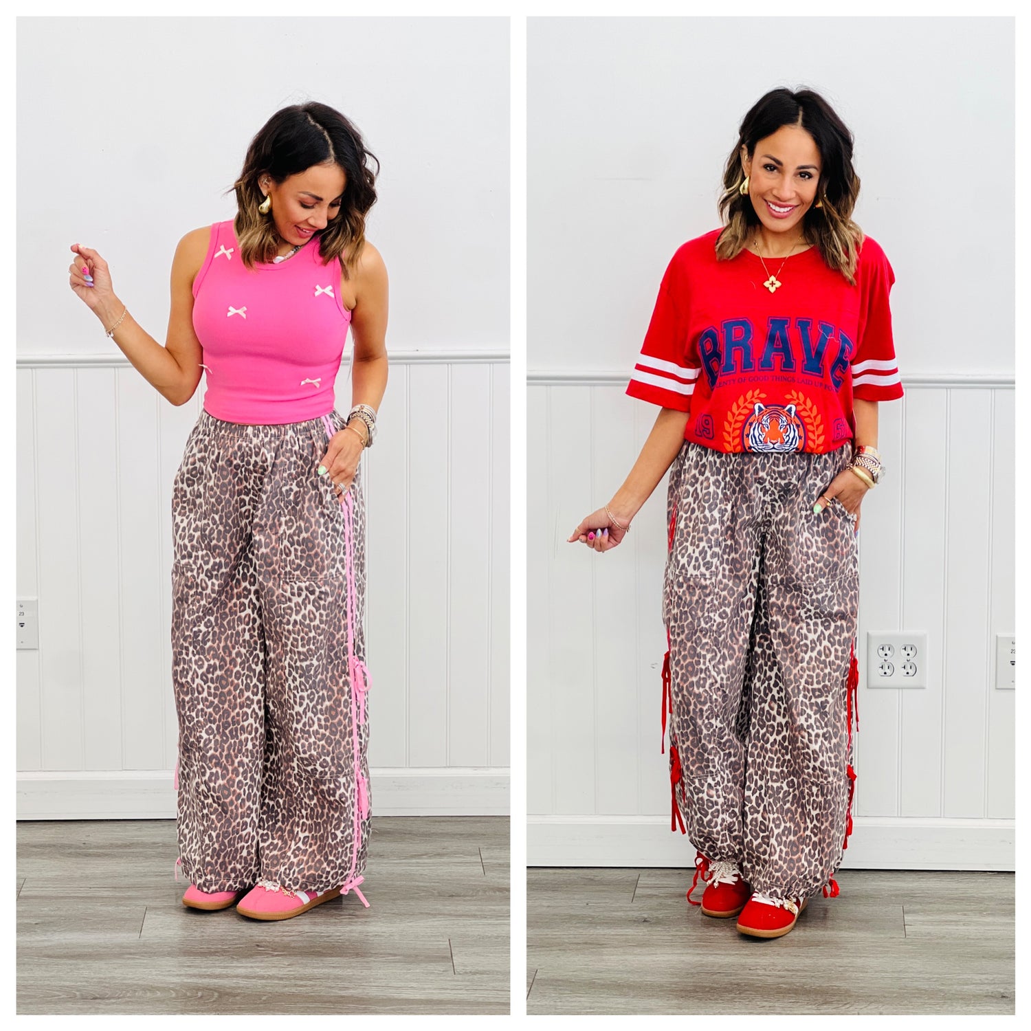 L’Appartement Leopard Side Line Pants 36 L'Appartement Leopard Side Line Pants 36