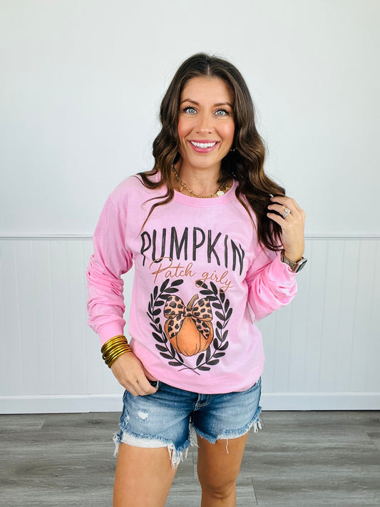 Pumpkin Patch Girly Long Sleeve Top (Reg. and Plus)