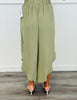 Flowy Pleated Wide Leg Gaucho Pants (Reg.) - 3 Colors