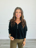 Oversized Plush Long Sleeve Boxy Top (Reg) - 3 Colors