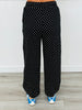 Cozy Micro Polka Dot Jogger Pants (Reg.) - 2 Colors