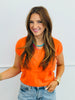 V-Neck Cap Sleeve Top (Reg. and Plus) - 9 Colors