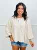 Cable Knit Sweater Top (Reg.) - 2 Colors