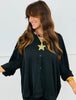 Black Kathryn Classic Button Down Up (Reg. & Plus)