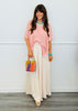 Boho Embroidered Cropped Kaftan Top (2 Colors)