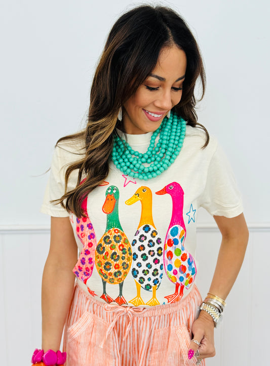 Quirky Quack Crew Tee (Reg. and Plus)