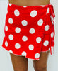 Red Polka Dot Wrap Skort (Reg.)