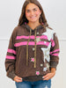 Oli & Hali Charcoal Star Patch Hoodie Sweatshirt (Reg.)
