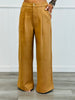 Latte Suede Pleated Trousers (Reg.)