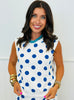 Monroe Polka Dot Sleeveless Top & Skort Set (Reg.) - 4 Colors