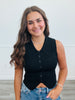Emmy Knit Button Down Top (Reg)-3 Colors