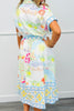 Ivory Multi Scenic Print Midi Shirt Dress (Reg.)