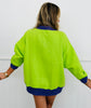 Lime Green Trick or Treat Graphic Sweatshirt  (Reg.)