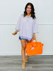 Candy Stripe Merrow Edge Sweatshirt Top (Reg.) - 2 Colors