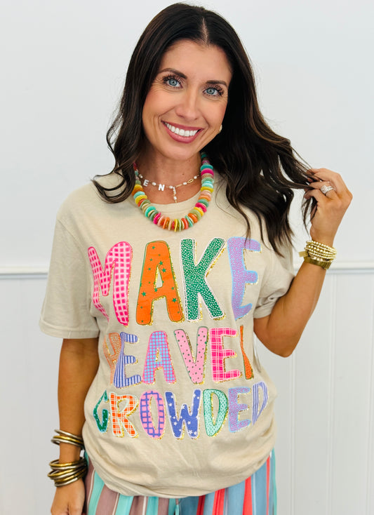 Make Heaven Crowded Graphic Tee (Reg. and Plus)