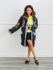 POL Black Embroidered Crochet Longline Shacket (Reg.)