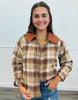 Taupe Plaid Barn Jacket (Reg.)