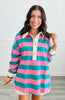 French Terry Striped Sweatshirt (Reg.)-2 Colors