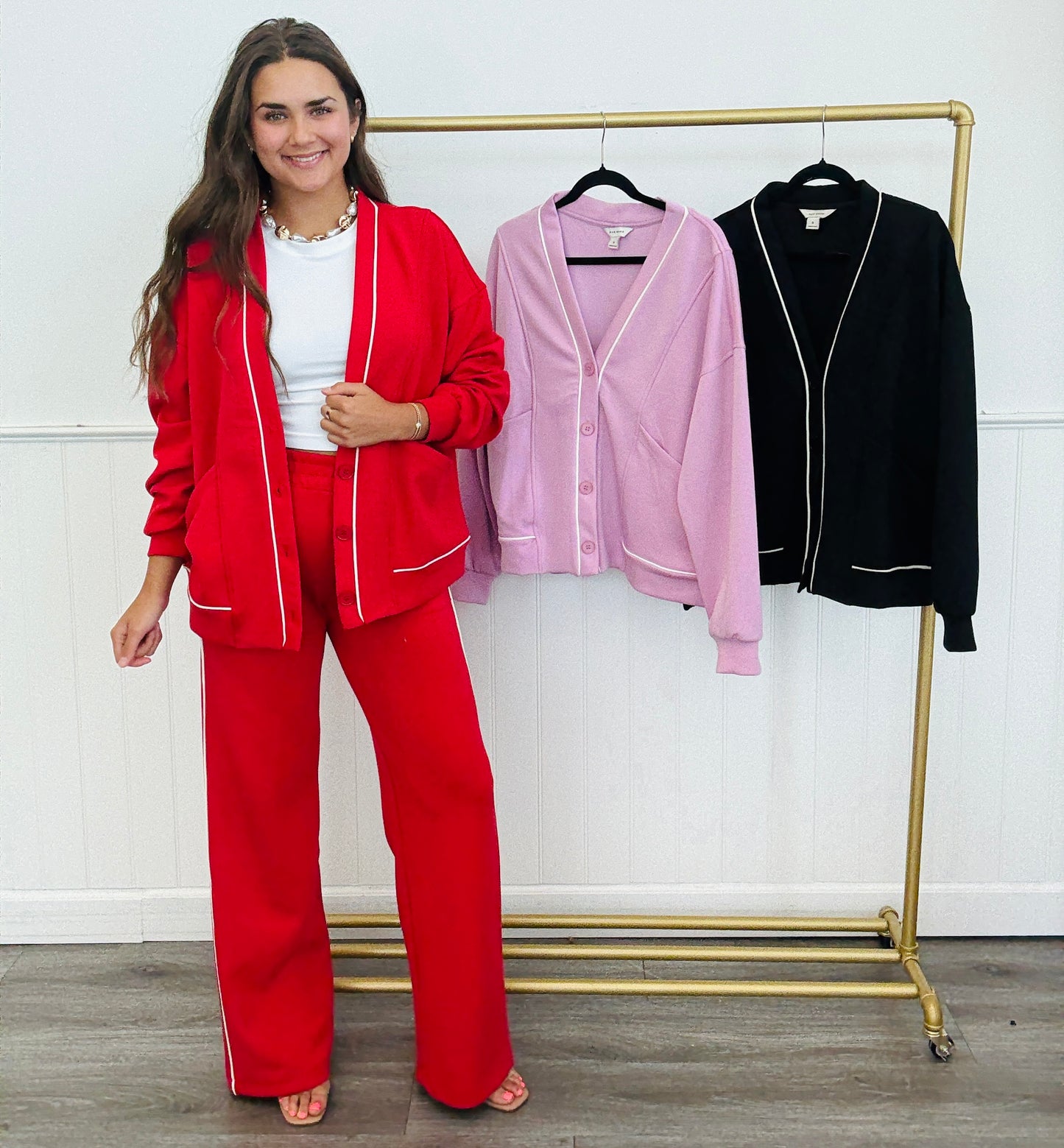 Modal Button Down Cardigan (Reg. & Plus)- 3 Colors