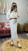 Mock Neck Sweater Top & Midi Skirt Set (Reg.) - 2 Colors