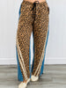 Leopard/Denim Side Stripe Pants (Reg.)-2 Colors