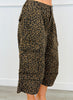 Leopard Print Cargo Culottes (Reg & Plus)
