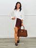 Long Sleeve Woven Oversized Shirt (Reg.)- 3 Colors