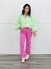 Snap Button Pullover Sweatshirt (Reg.)-2 Colors