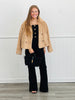 Black Stretch Corduroy Jumpsuit (Reg & Plus)