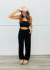 Fold Over Waistband Sweat Pants (Reg.) - 4 Colors