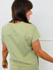 Sage Green Crew Neck Top (Reg.)