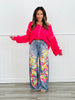 Floral Illusion Denim Jeans (Reg & Plus)